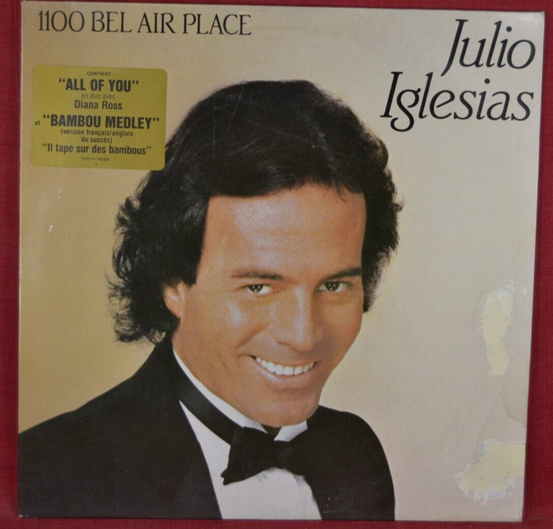 julio iglesias 1100 bel air place - disque vinyle 33 tours