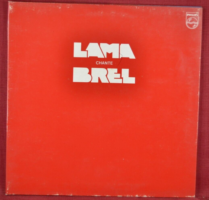 lama chante brel - disque vinyle 33 tours