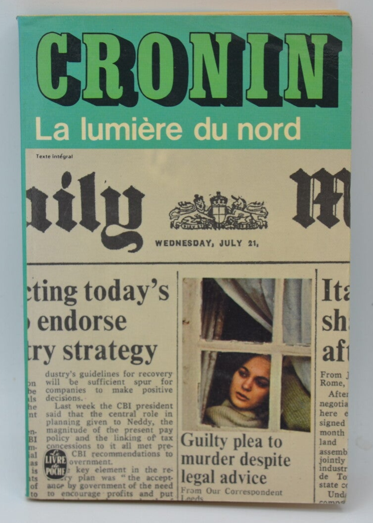 La lumière du nord - Cronin - 1980 - livre