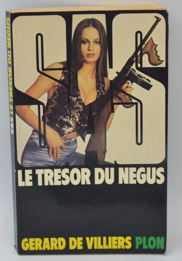 Le trésor du Negus - SAS - 1977 - 45 -  Gérard de Villiers - livre