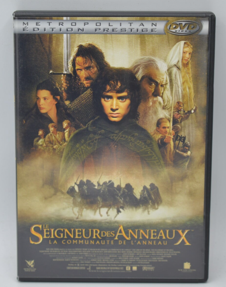 Le seigneur des anneaux la communauté de l'anneau - Elijah Wood - DVD