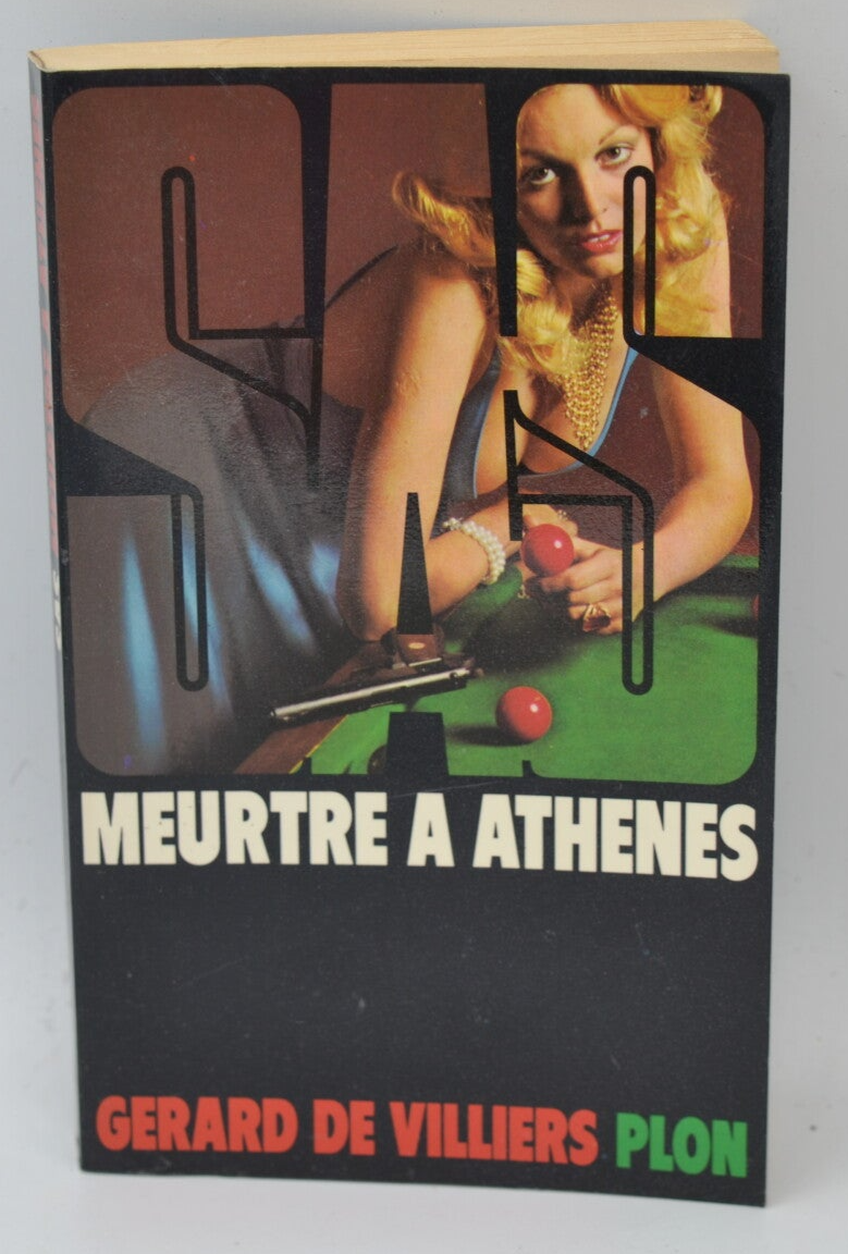Meurtre à Athènes - SAS - 1976 - tome 44 Gérard de Villiers - livre