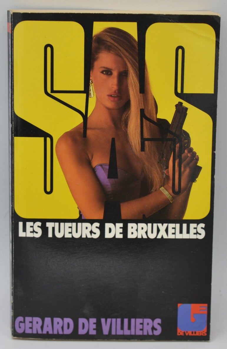 Les Tueurs De Bruxelles - SAS 92 - 1988 - Gérard de Villiers - livre