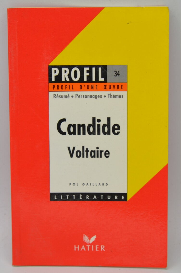 Candide - Voltaire - 1995 - livre - profil