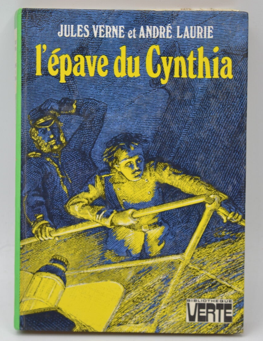 L'épave du Cynthia - Jules Verne - 1975 - Bibliothèque verte - livre