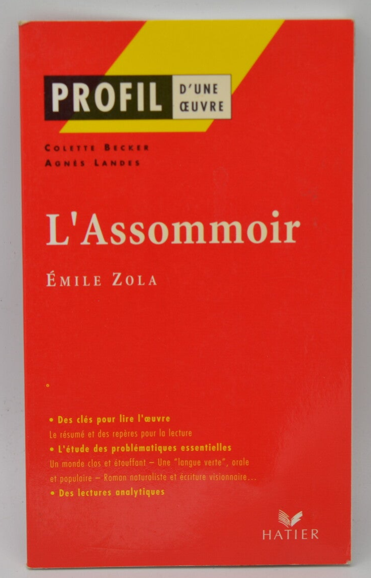 L'assommoir - Emile zola - 2005 - livre - profil