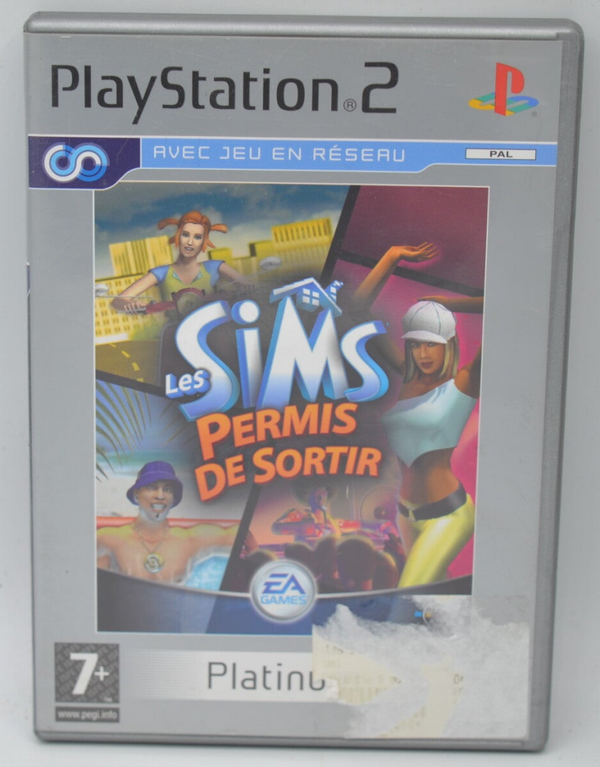 Les Sims permis de sortir Platinum - jeux vidéo PS2