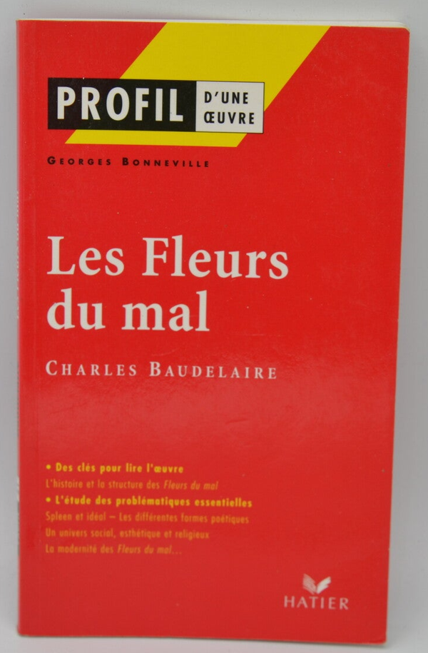 Les fleurs du mal - Charles Baudelaire - 2003 - livre - profil