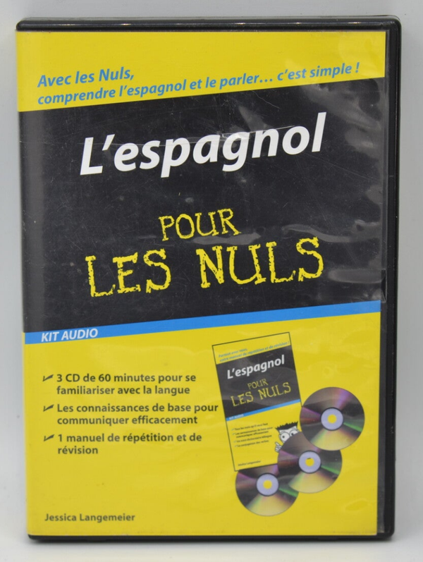 L'espagnol pour les Nuls cd audio -Jessica Langemeier - 2008 - livre