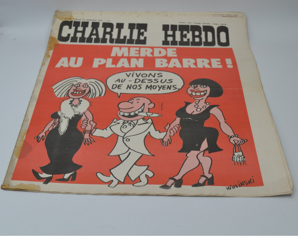 Charlie Hebdo N° 306 - Merde Au Plan Barre ! - 23-09-1976 - livre magazine