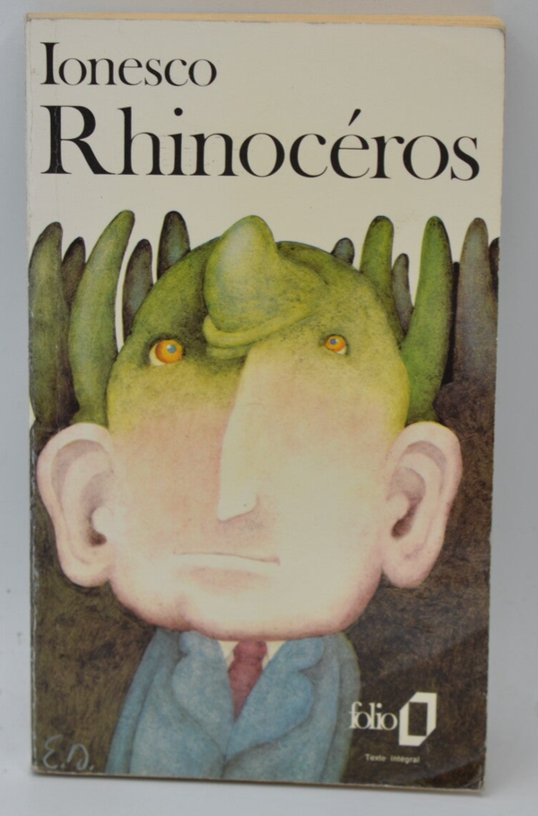 Rhinoceros - Eugene Ionesco - 1986 - livre