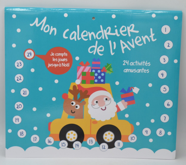 Mon calendrier de l'Avent 24 activités en attendant Noël - Livre
