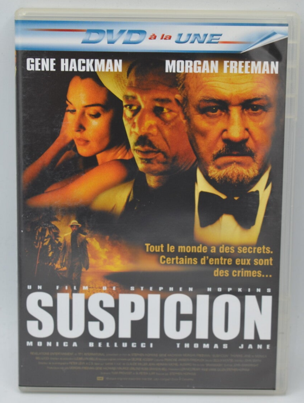 Suspicion - Gene Hackman - Morgan Freeman - Monica Bellucci - Thriller - dvd