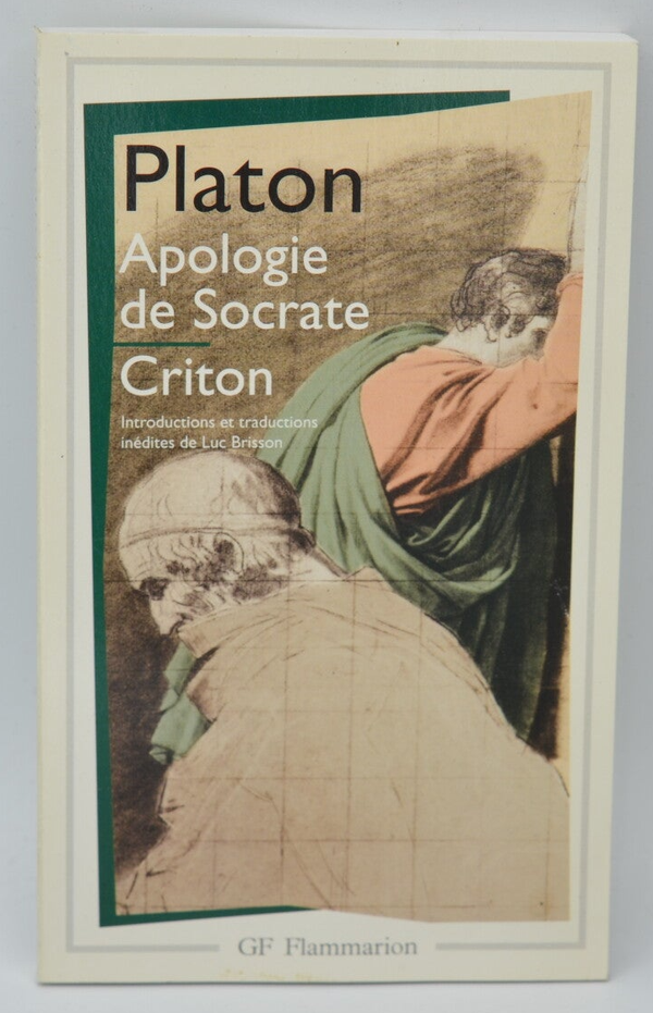 Apologie De Socrate Criton - Platon - 1997 - livre