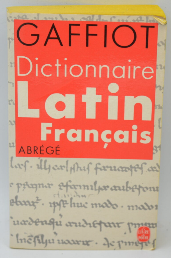 Dictionnaire Latin-Francais - Félix Gaffiot - 1994 - livre