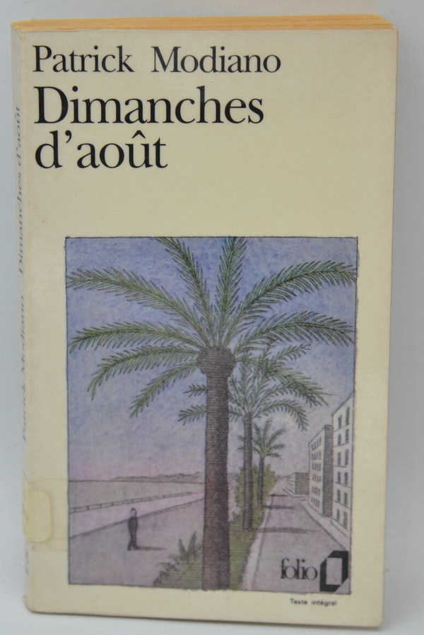 Dimanches d'août - Patrick Modiano - 1992 - livre
