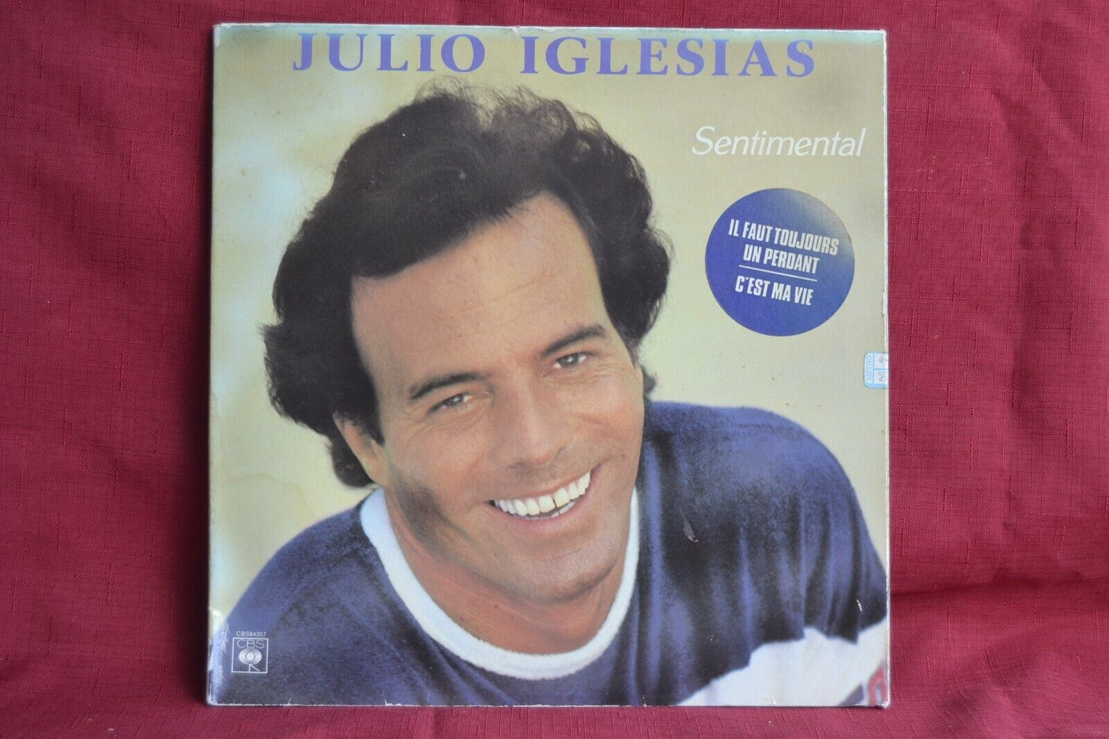 sentimental julio iglesias - disque vinyle 33 tours