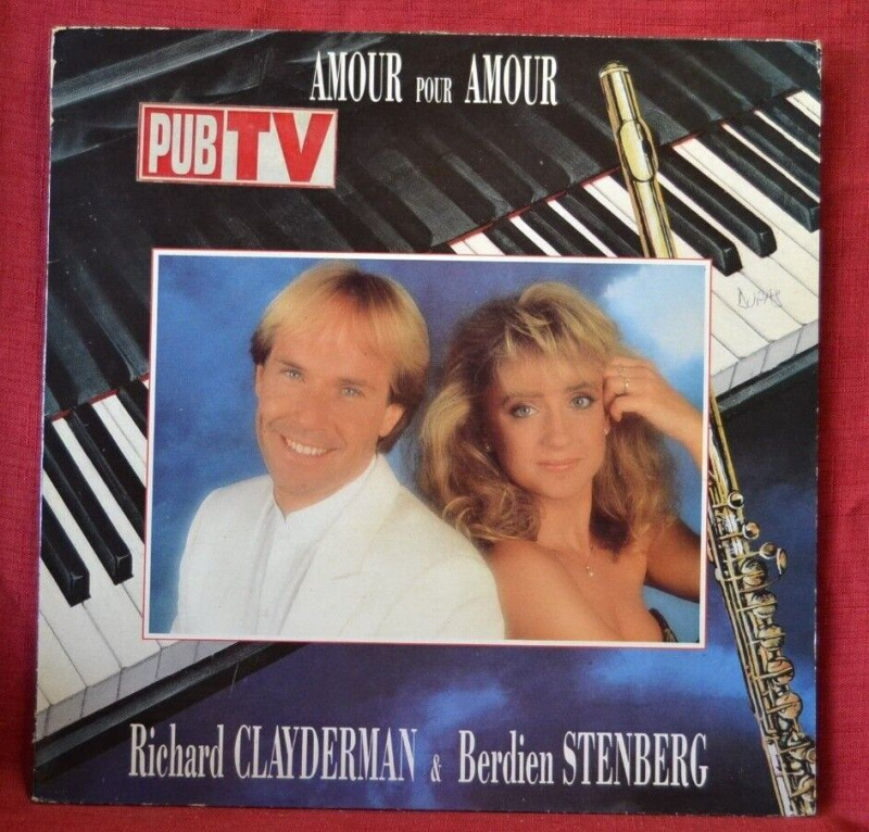 amour pour amour richard clayderman berdien stenberg - disque vinyle 33 tours