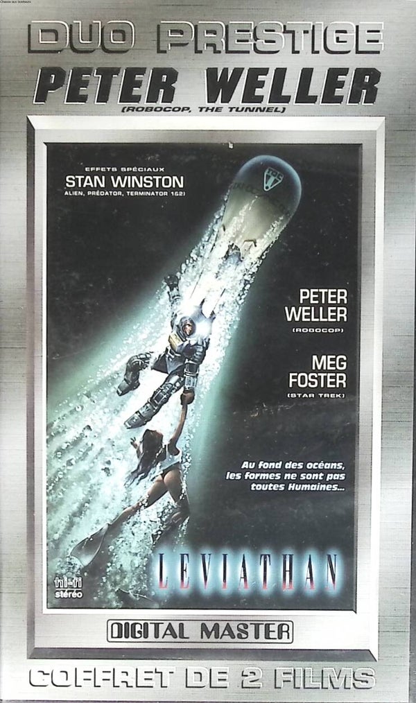 coffret duo prestige - Leviathan - Profondeurs - cassette vidéo vhs K7