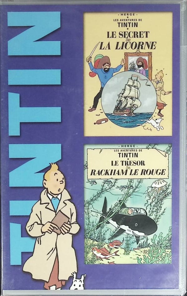 Le Secret de la Licorne / Le Trésor de Rachkam le Rouge - cassette vidéo vhs K7