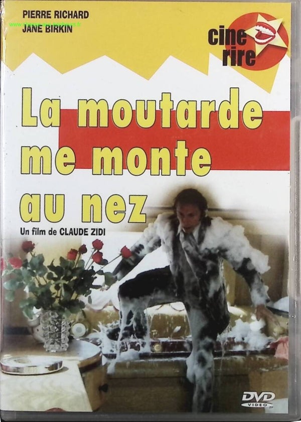 La Moutarde me Monte au Nez - Pierre Richard  Jane Birkin, Claude Piéplu,- DVD comédie