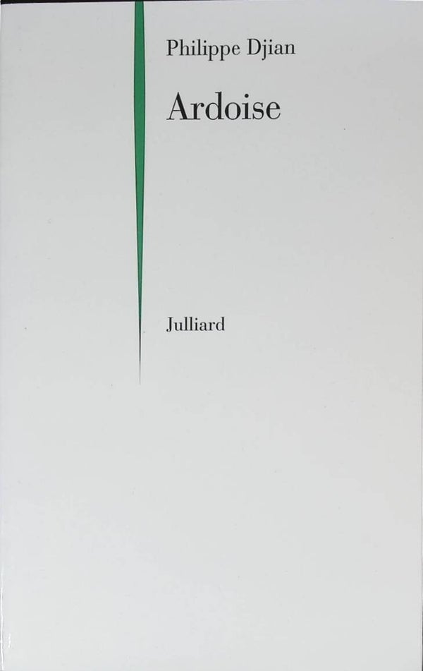 Ardoise - Philippe Djian - 2002 - livre
