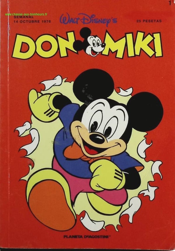 Don Miki - Disney - livre BD en espagnol