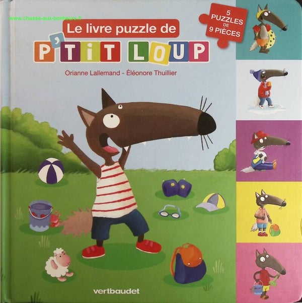 Le livre puzzle de p'tit loup - Orianne Lallemand - livre