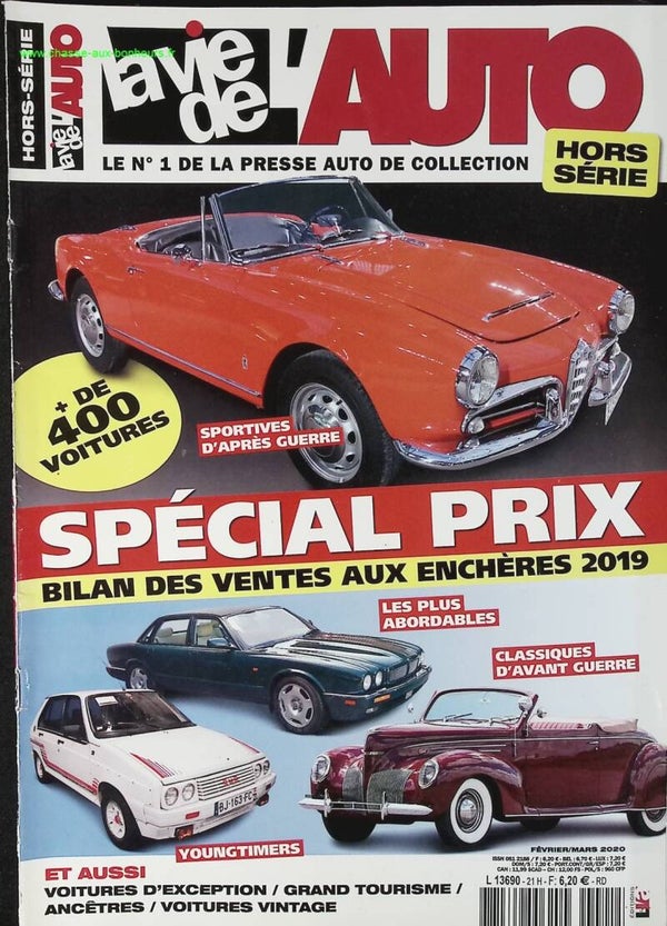 Spécial prix - La vie de l'auto - n° HS - 2020 - revue magazine - voiture