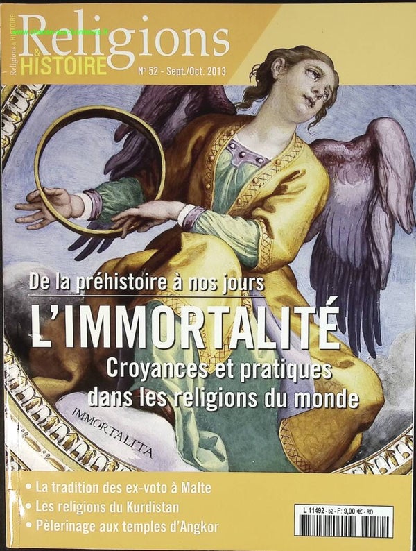 L'immortalité - religions et histoire - n° 52 - revue magazine