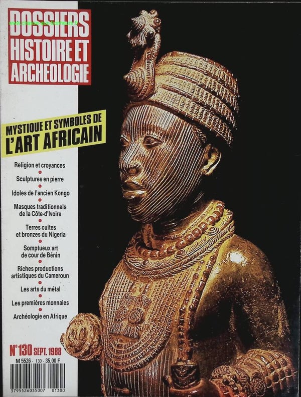 L'art Africain - Dossiers histoire et archéologie - n° 130 - revue magazine