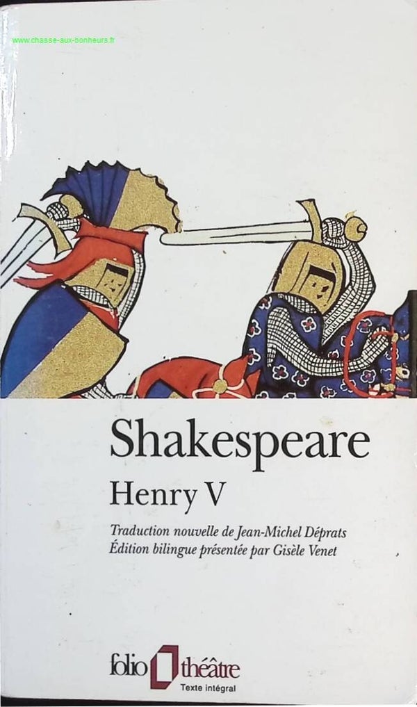 La Vie du roi Henry V - William Shakespeare - Livre