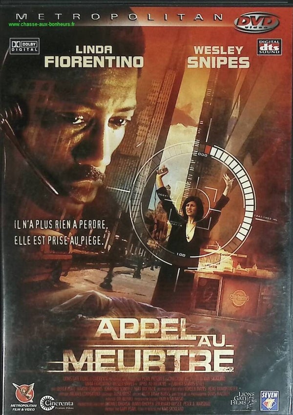 Appel au Meurtre - Wesley Snipes - DVD thriller