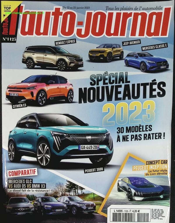 Spécial nouveautés 2023 - L'auto journal - n° 1125 - 2023 - revue magazine - voiture