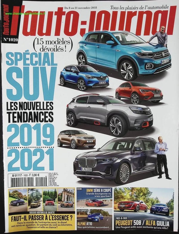 Spécial SUV - L'auto journal - n° 1020 - 2018 - revue magazine - voiture