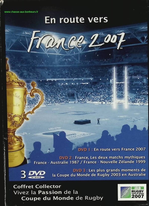En route vers France 2007 - Coupe du monde de rugby - coffret collector 3 DVD - DVD