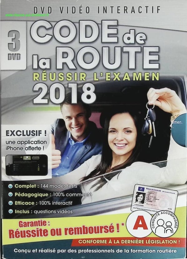 Code de la Route 2018 - 3 DVD Interactif - DVD