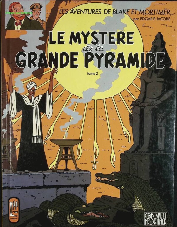 Le mystère de la grande pyramide tome 2 - Blake & Mortimer, n° 5 - Edgar Pierre Jacobs - 1987 - livre BD