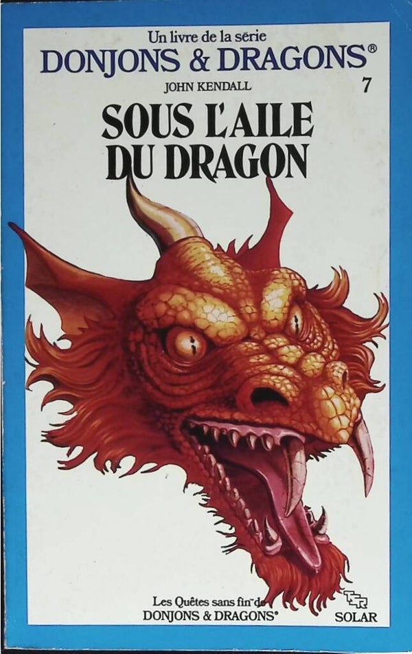 Sous l'aile du dragon - Donjons & Dragons - John Kendall - 1984 - livre