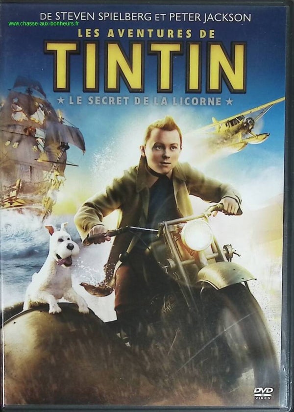 Les Aventures de Tintin - Le Secret de la Licorne - Jamie Bell - DVD