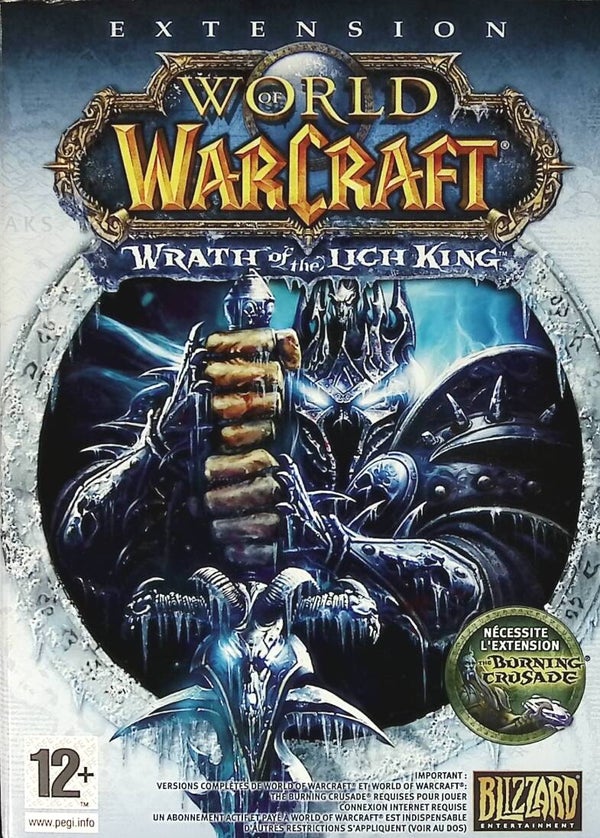 World of warcraft - La colère du Roi Lich extension - jeux vidéo PC CD-Rom