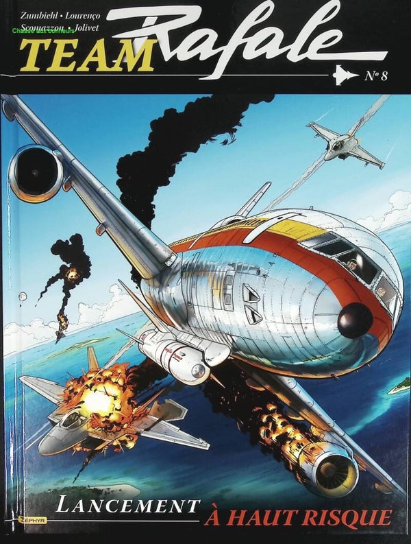 Team Rafale -Tome 8 - Lancement à haut risque - Frédéric Zumbiehl Lourenco Michel - 2016 - livre BD