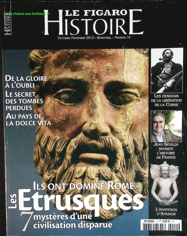 Les Etrusques - Le Figaro histoire - n° 10 - revue magazine