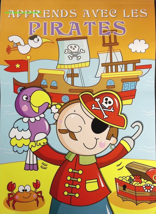 Apprends avec les pirates - Collectif - livre