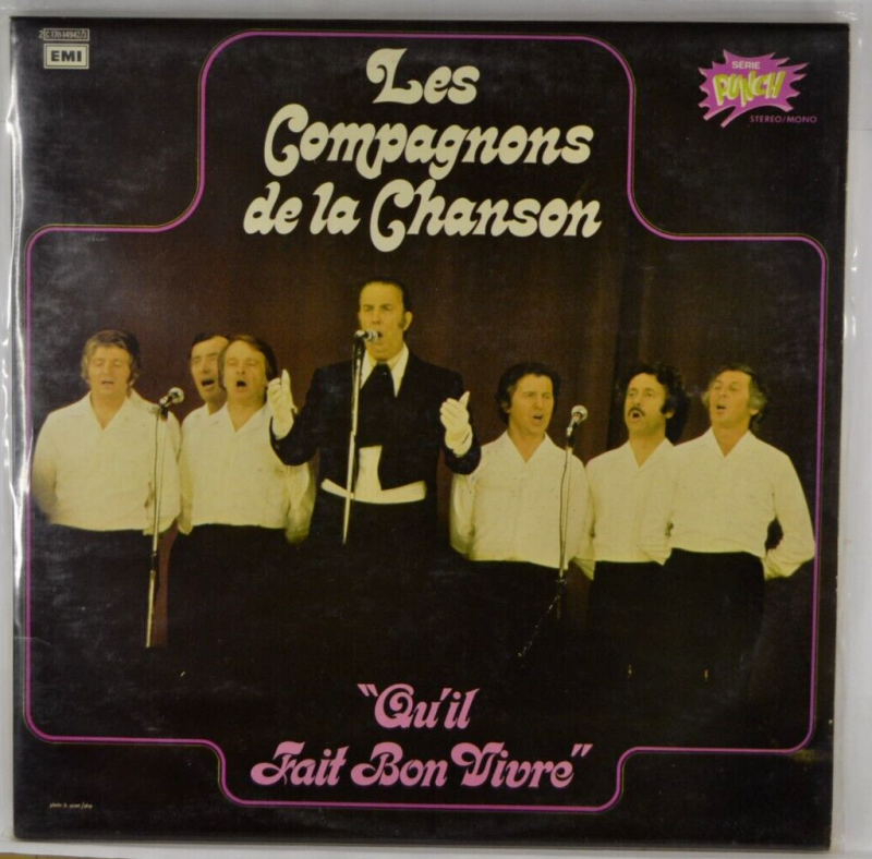 qu'il fait bon de vivre les compagnons de la chanson - disque vinyle 33 tours