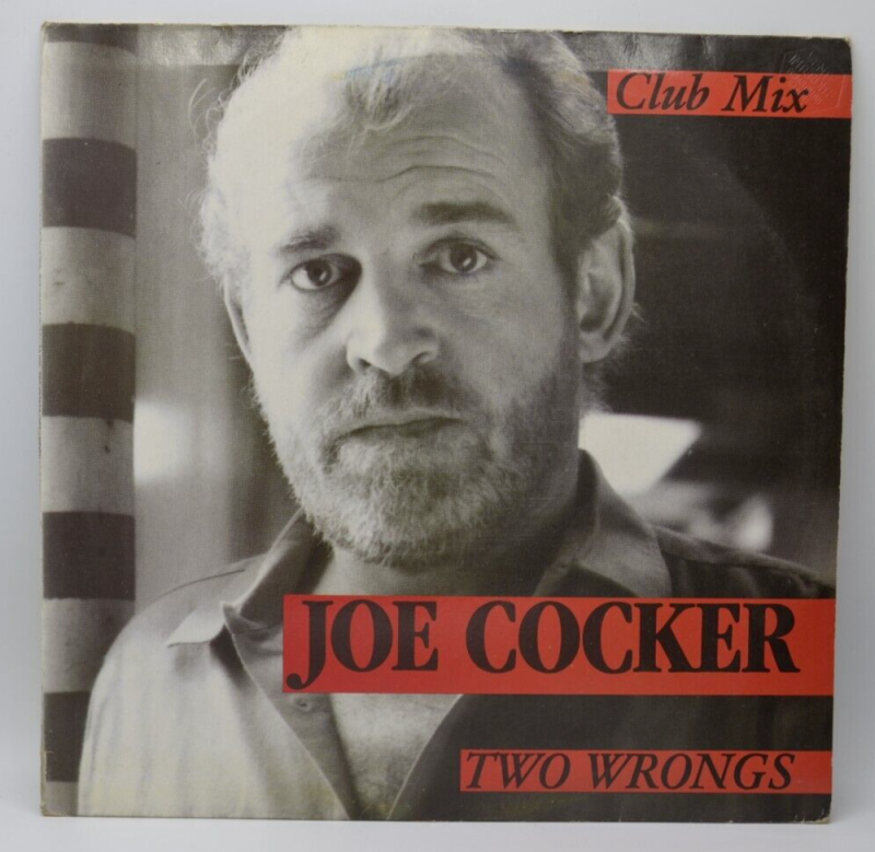 Joe Cocker – Two Wrongs (Club Mix) - disque vinyle maxi 45 tours