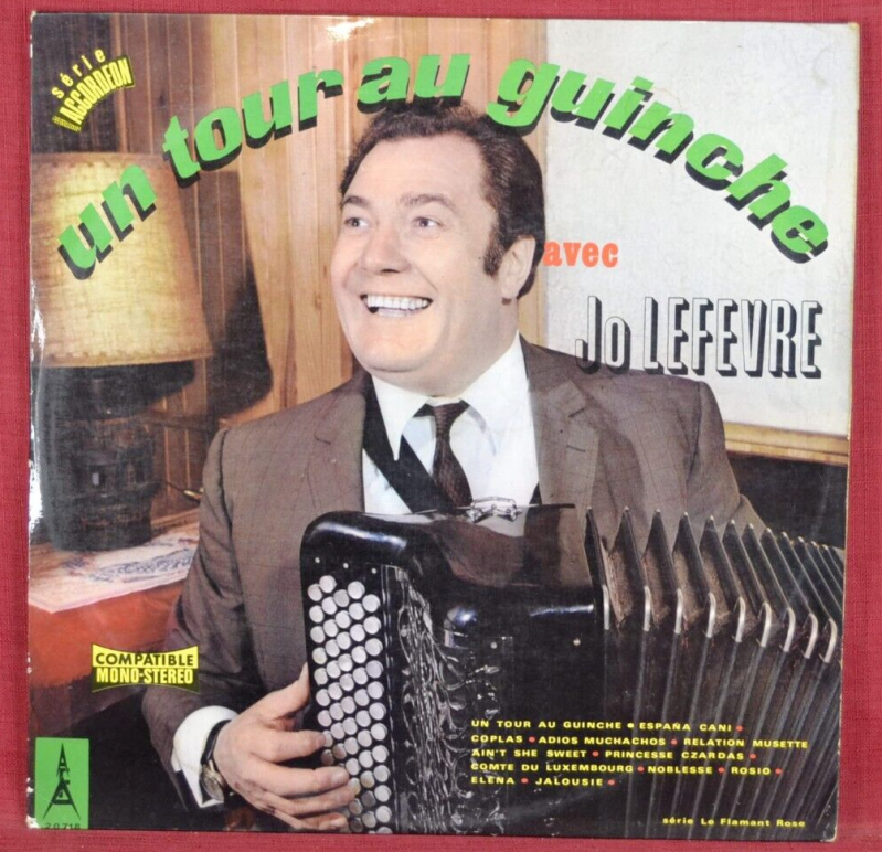 un tour au guinche jo lefevre - disque vinyle 33 tours