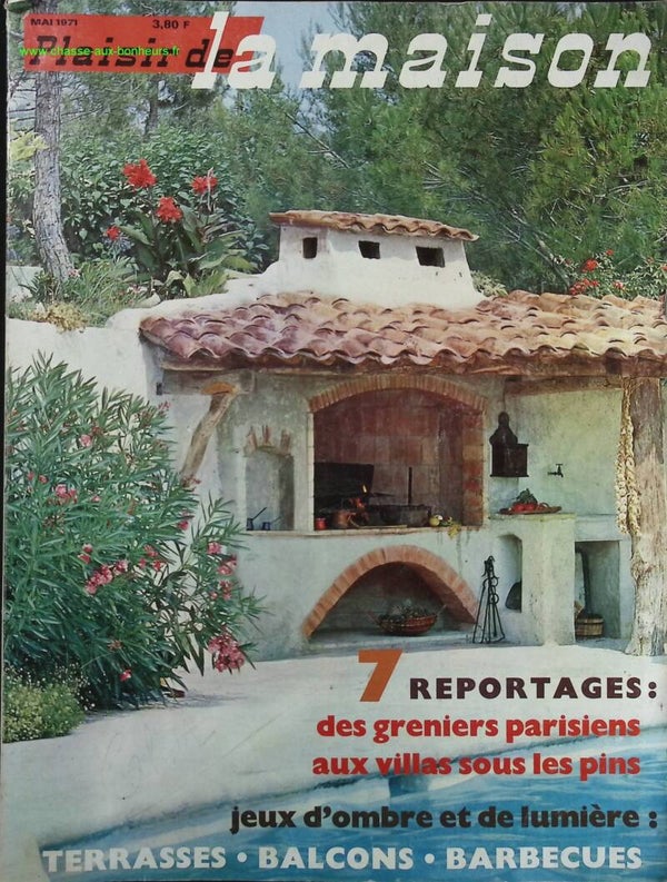 Terrasses balcons barbecues N° 67 - Plaisir de la maison - Livre magazine revue