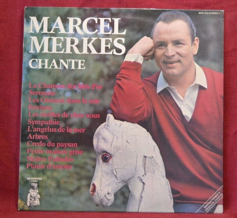 marcel merkes chante la chanson des blés d'or - disque vinyle 33 tours