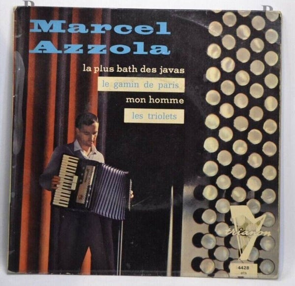 disque vinyle 45 tours - La plus bath des javas Marcel Azzola
